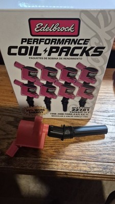 Edelbrock Performance Coil Packs  98-08 Ford 4.6/5.4/6.8L Part#22781 8 Pack Set