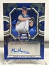 MASON MONTGOMERY 2023 PANINI ELITE EXTRA EDITION HIDDEN GEMS BLUE AUTO CARD RAYS