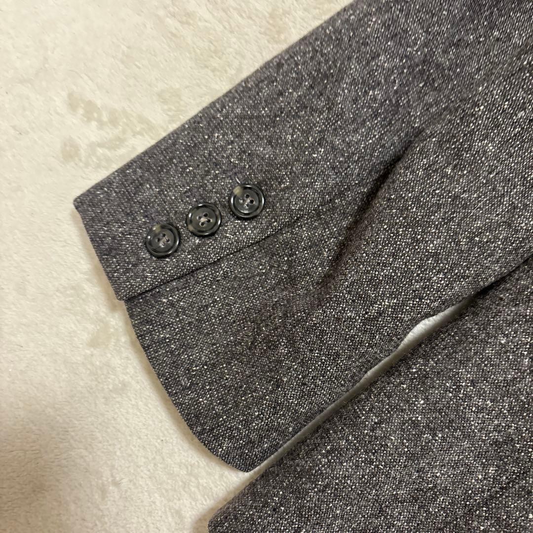 Pendleton 90s Wool Silk Tailored Jacket Gray Made… - image 9