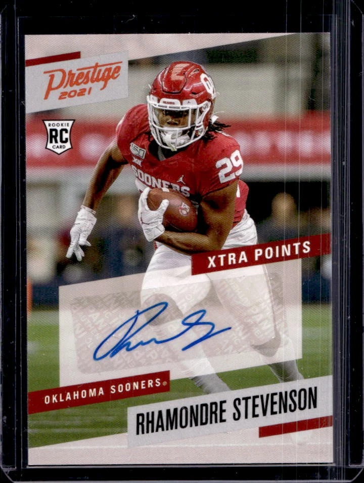 Rhamondre Stevenson Panini Chronicles Draft Picks Prestige Xtra Points Signatures #RMS Orange
