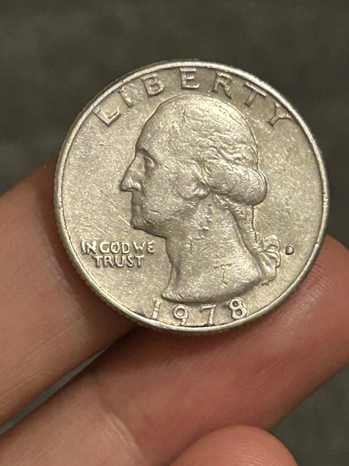 1978 Quarter- Filled In Blotted Mint Mark! Free Shipping! - Image 2 of 4