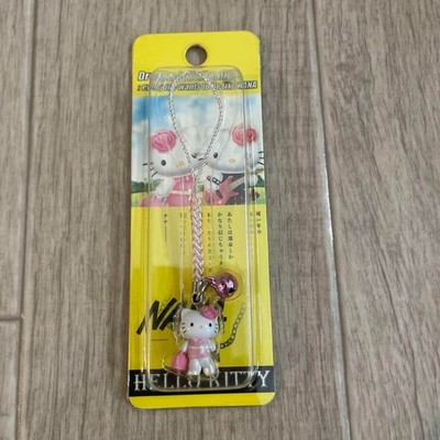 Vintage Sanrio Hello Kitty NANA Ai Yazawa Handyanhänger Schlüsselanhänger Got...