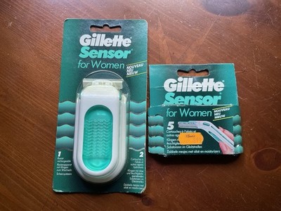 Gillette Sensor for Women SET   Neu & Originalverpackt (90er Jahre)