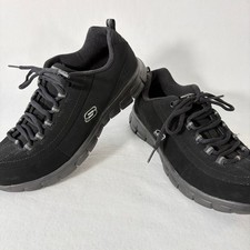 Scarpe Skechers Elite donna 8,5 nere in pelle memory foam sneakers comode