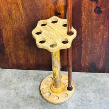 Handmade Rustic Wood Walking Stick Stand Cane Display Rack