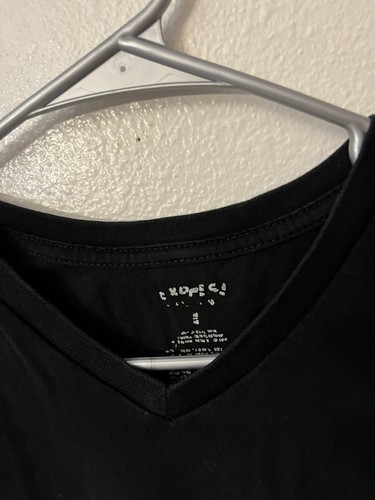 EXPRESS T-shirt Flex Stretch Col V uni, Noir Medium - Photo 3/5