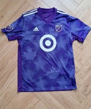 MLS All Stars Soccer Football Jersey In Purple Mens Size Large Uk