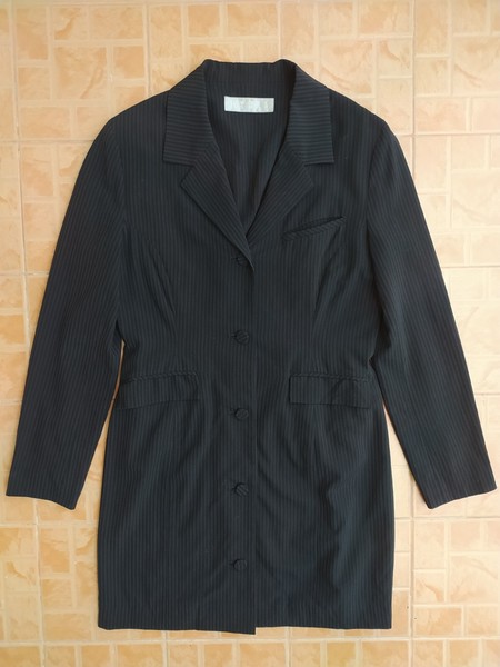 YOHJI YAMAMOTO WORKSHOP VINTAGE BLACK BLAZER LONG JACKET