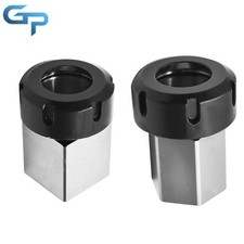 For CNC Lathe Engraving Machine ER-40 Square+ER-40 Hex Collet Block Chuck Holder