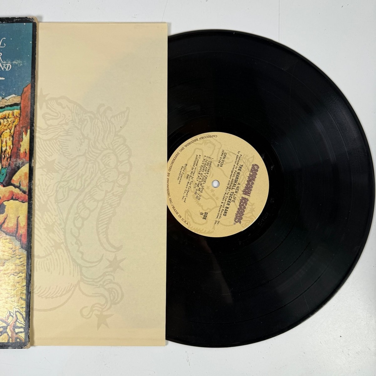 The Marshall Tucker Band – A New Life LP Record 1974 Capricorn