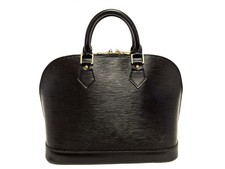 Sac à main Louis Vuitton Alma PM Epi cuir noir M52142 sacoche France...