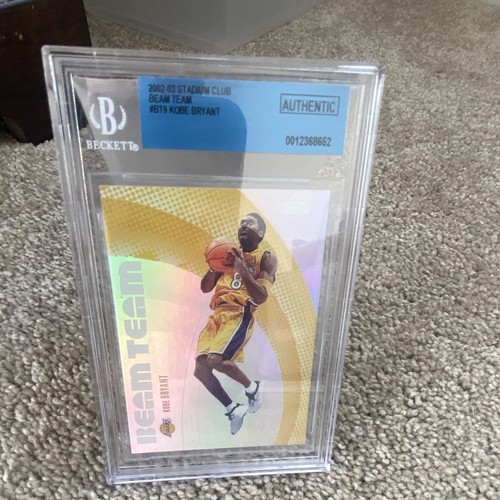 Kobe Bryant #BT9 2002 Stadium Club Beam Team card