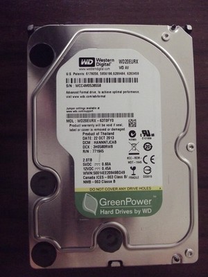 Western Digital Caviar Green Festplatte HDD 2TB, Intern,
