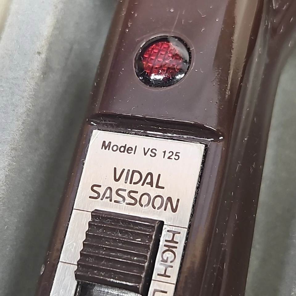 Vidal Sassoon Professional Curling Iron Brush Set VS125 NOS Vintage - Image 2 of 4