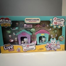 Little Live Pets Mama Surprise Families Husky  Maltese 20 Babies Accessories