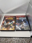 Lego Star Wars 1 + 2 II The Original Trilogy - PlayStation 2 PS2 Bundle Lot