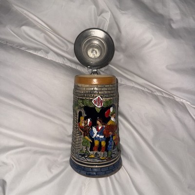 Vintage W. Schmidt German Beer Stein Hand Painted