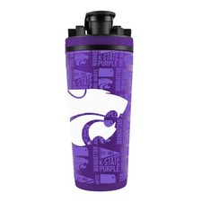 WinCraft Kansas State Wildcats 26oz. 4D Stainless Steel Ice Shaker Bottle