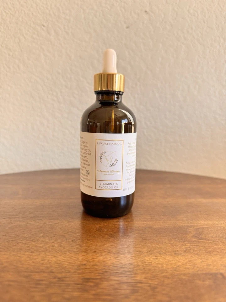 Aceite de crecimiento del cabello de lujo, productos naturales para el cabello, productos de belleza naturales para todos Foto 3 de 4