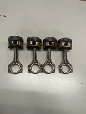 1996-1999 BMW M44 4-Cyl Engine Piston and Connecting Rod Set of 4 E36 Z3 OEM