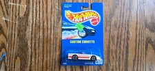Hot Wheels 2898 CUSTOM CORVETTE #200 White w/Chrome UH Wheels