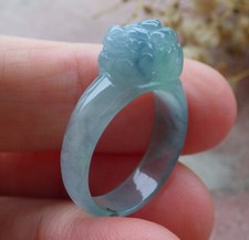 Certified Green Natural A JADE Jadeite Dragon Pi Xiu RING USA. 5.25    661567