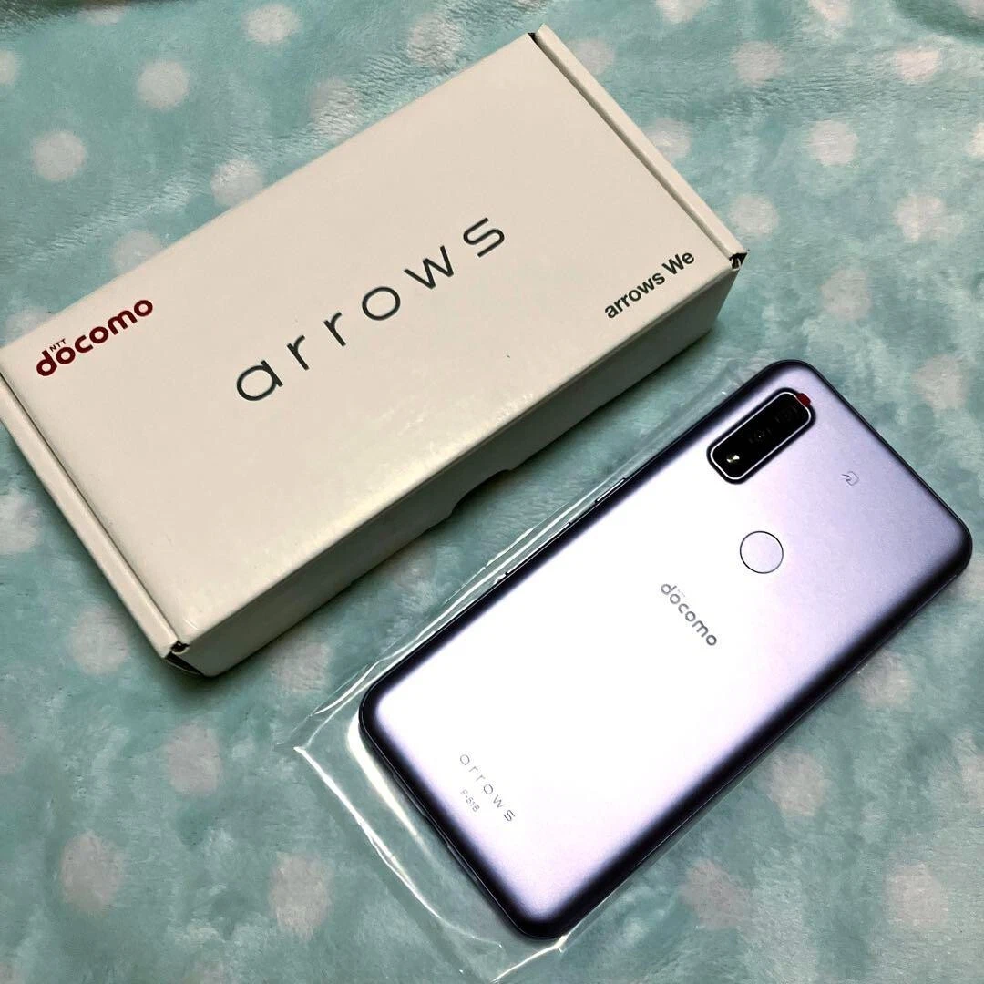 Fujitsu arrows We F-51B smart phone Unlocked Sim-Free Purple Mint Condition wBox