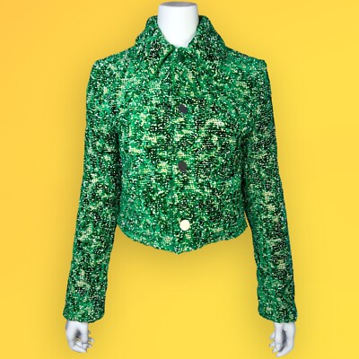 BOTTEGA VENETA 2021 シルクレーヨン 3角ステッチシャツ 緑 BOTTEGA