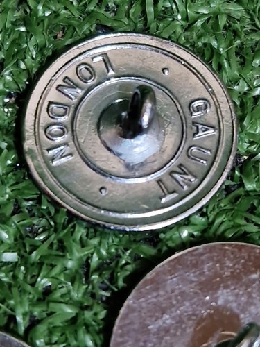 Royal Air Force Buttons Set Of 10 Gaunt London Various Crowns Designs Stainless - Picture 10 of 10