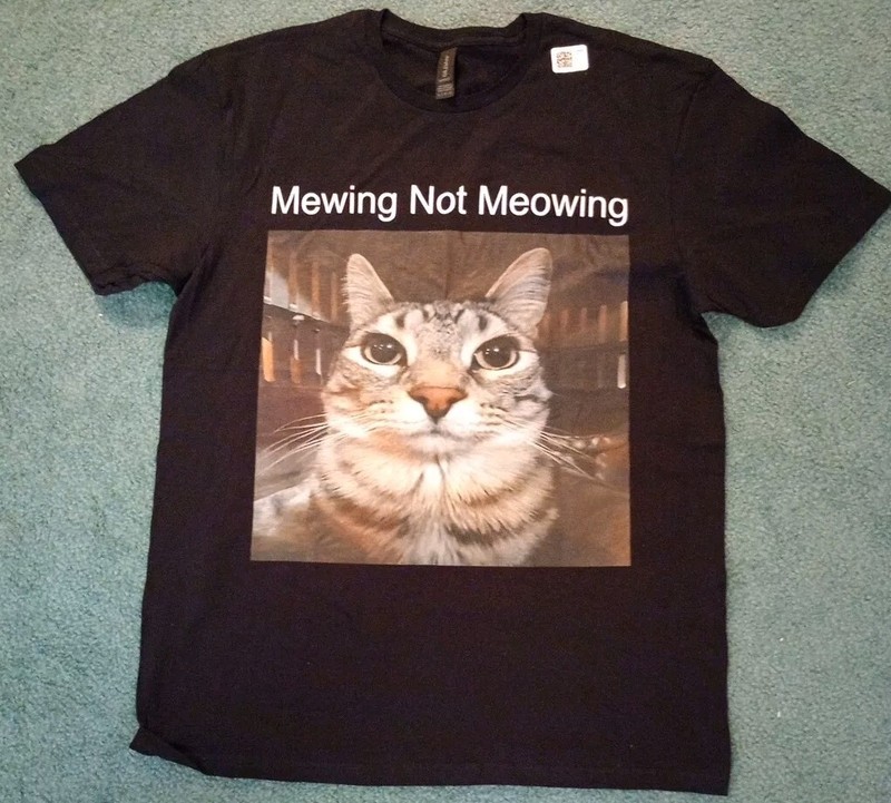 Mewing Not Meowing T Shirt