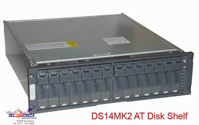 19'' 48cm NETAPP RS-1401 DISK SHELF ESH 14x 72GB FC HDD 430-00010 116-00020 #K