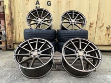 19" BMW CONCAVE BRONZE Performance Wider Rear Alloy Wheels & Tyres BMW 4 Series