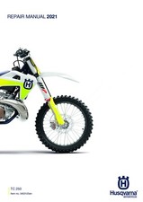 Husqvarna Service Workshop Shop Manual Book 2021 TC 250