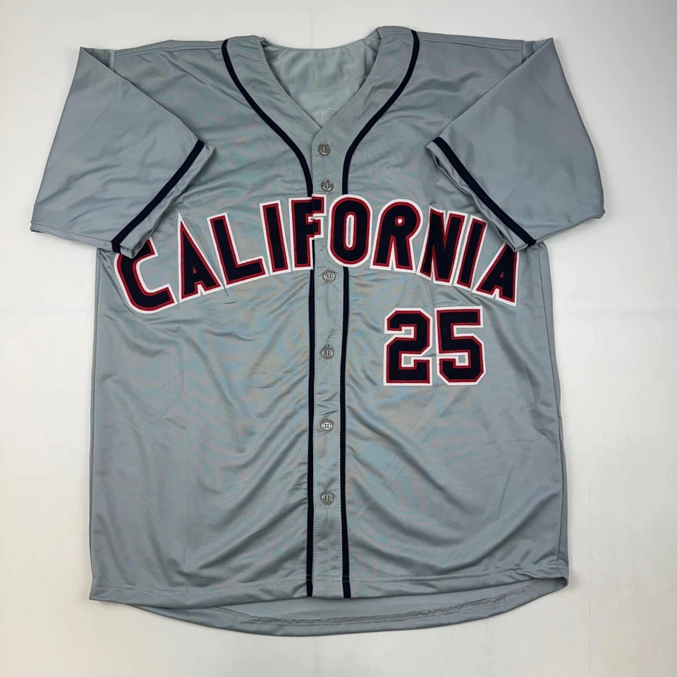 Autographed/Signed Jim Abbott California Angels Grey Jersey Beckett BAS Holo - Image 4 of 4