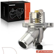 Water Pump Engine Coolant Thermostat Housing Assy for Chevy Volt 16-18 L4 1.5L