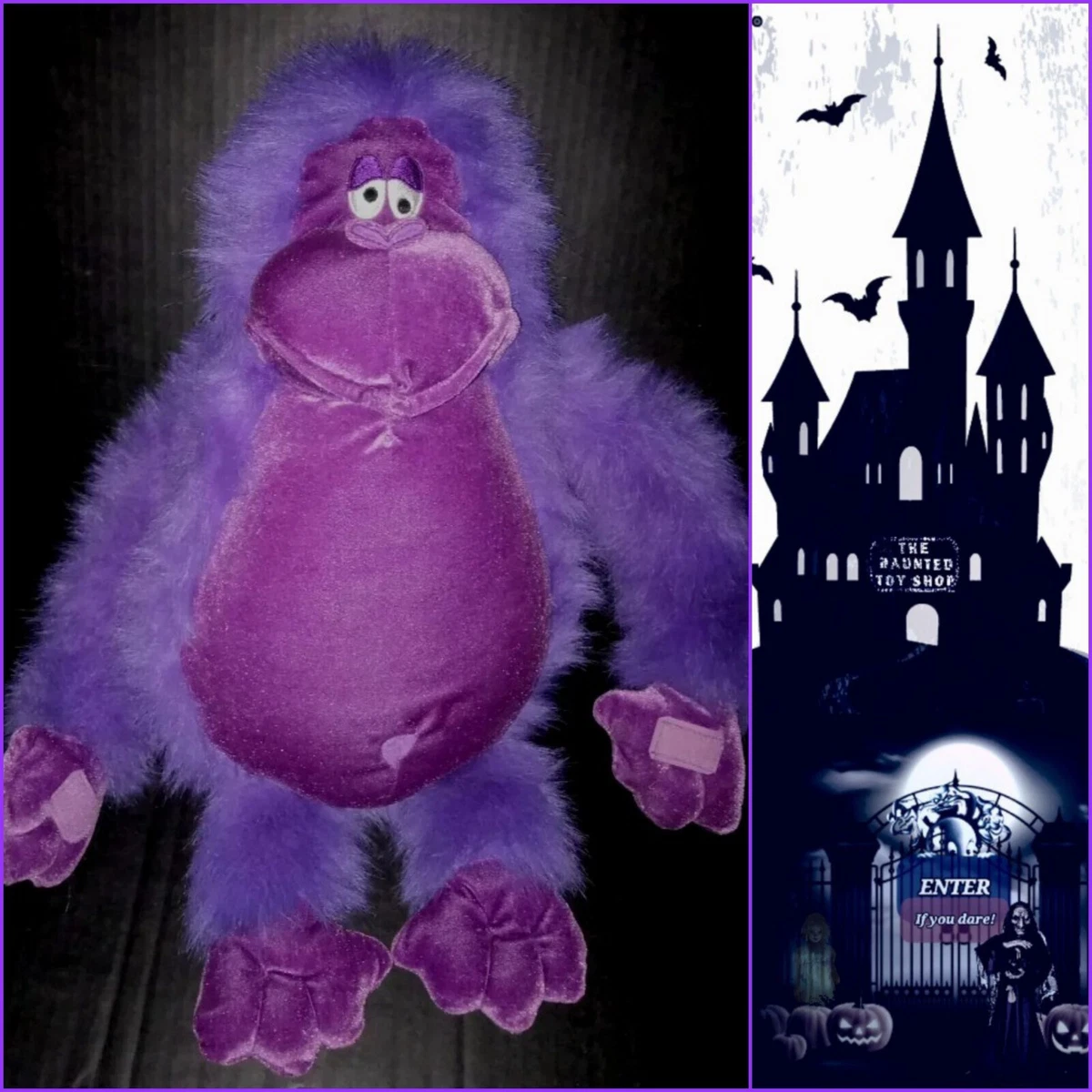 Purple gorilla stuffed animal hotsell
