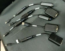 5x 481408-001 Display Port To VGA Adapters w/ 708463-001 or PNY Mini DP to DP