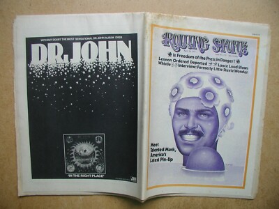 Rolling Stone. #133. April 26, 1973. Mark Spitz, Stevie Wonder, John & Yoko, etc