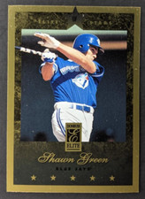 Shawn Green 1997 Donruss Elite GOLD STARS #75 Baseball MLB Card Blue Jays Insert