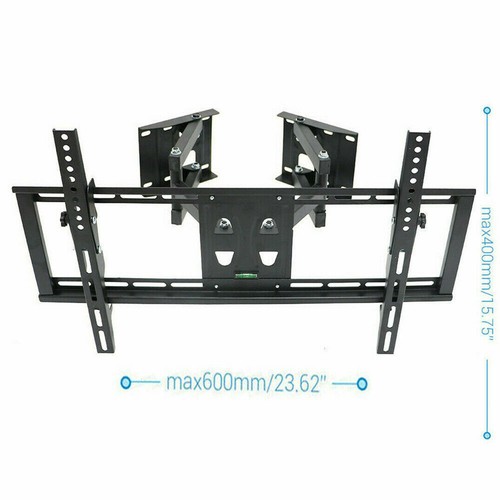Full Motion Corner TV Wall Desk Mount Bracket Stand Plasma Flat Tilt Swivel 85" - Picture 34 of 57