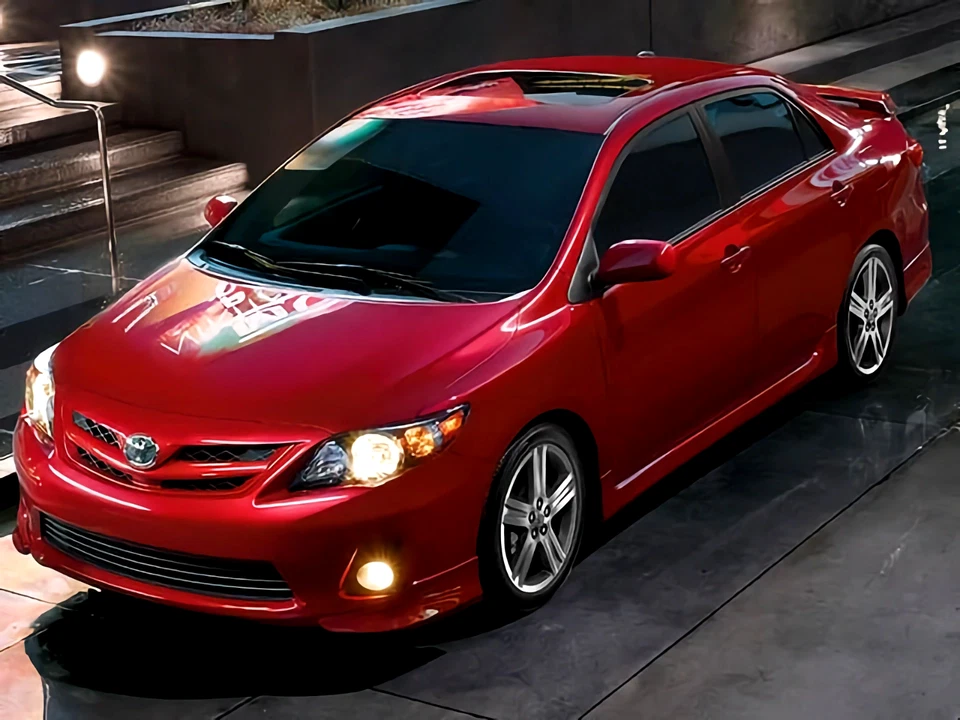 09-13 Toyota Corolla emblema grade dianteira emblema 2009 2010 2011 2012 2013 - Imagem 4 de 4