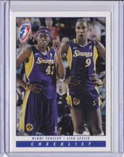 2005 Rittenhouse WNBA #109 NIKKI TEASLEY LISA LESLIE LOS ANGELES SPARKS  (ID4)