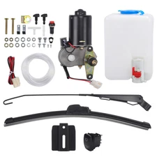 Electric Windshield Wiper Motor Kit Wiper Rocker Switch For Polaris Ranger RZR