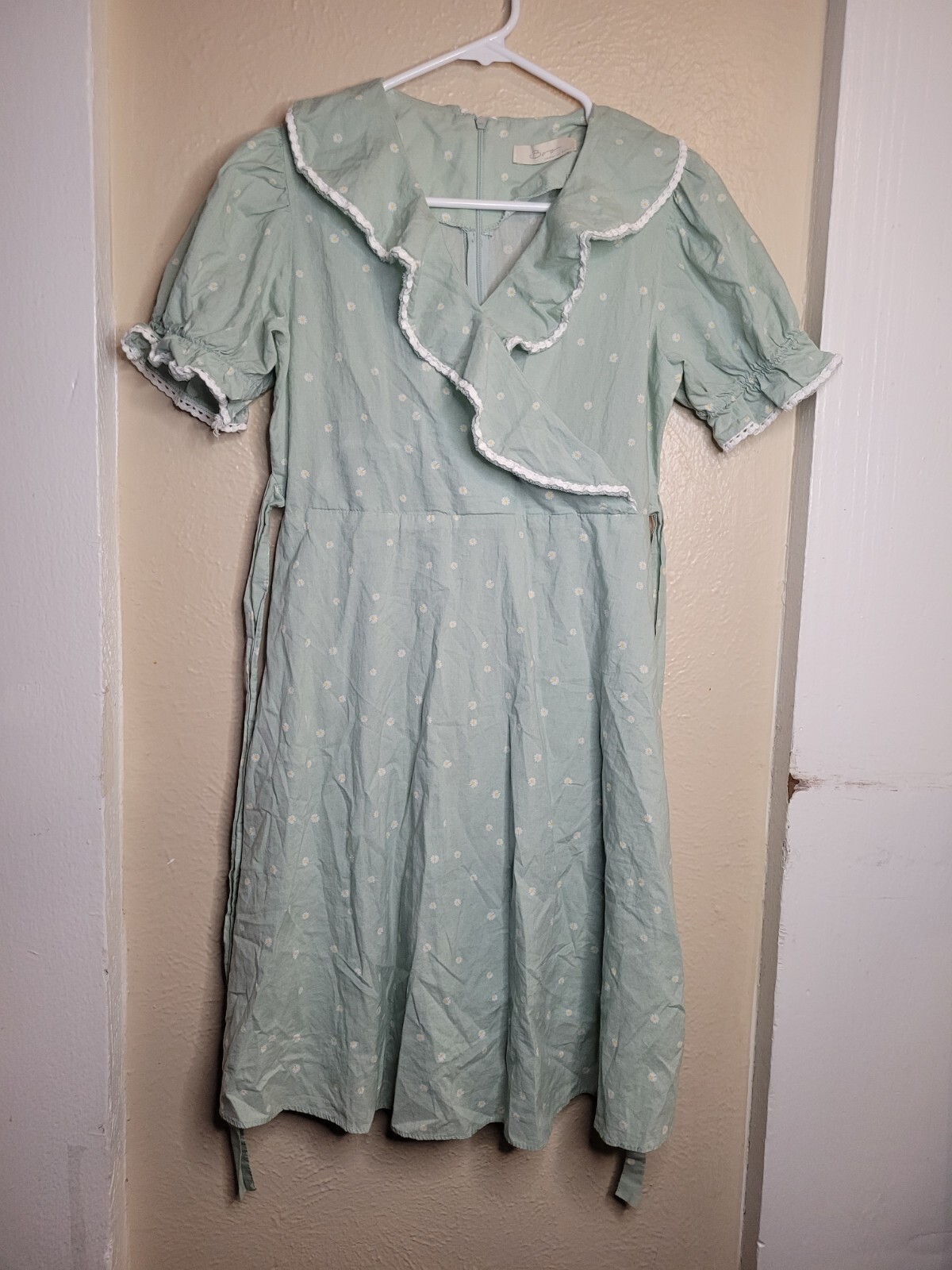 Cottagecore Dress Floral Daisy Peasant Prairie Fall P… Gem