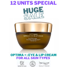 12X Aqua Mineral Dead Sea age defying OPTIMA+ Eye & Lip Cream X12 UNITS BUNDLE