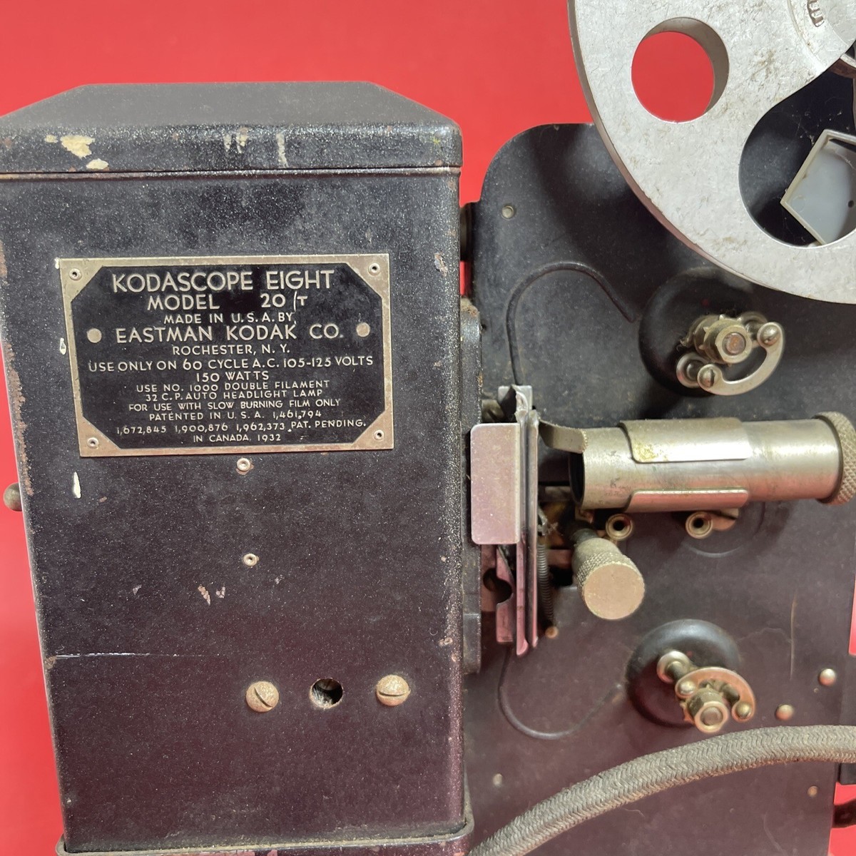 Kodascope Eight Model 20/ T ,Eastman Kodak Co, Rochester,N. Y.