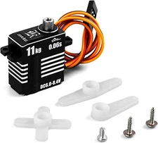 11KG Micro Digital Servo 0.06s 8.4V HV 180/270/360° Metal Gear for 1/10 RC Truck