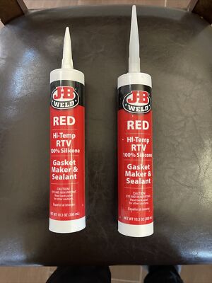 J-B Weld 31914 Red High Temperature RTV Silicone Gasket Maker and