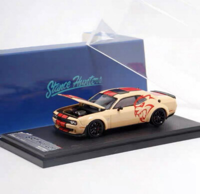 Stance Hunters 1/64 Dodge SRT Hellcat - Jaune, Die-cast Limité