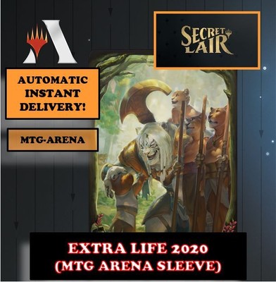 MTGA MTG ARENA CODE CARD EXTRA LIFE 2020 SECRET LAIR SLEEVE | eBay MTGA MTG ARENA CODE CARD EXTRA LIFE 2020 SECRET LAIR SLEEVE | eBay